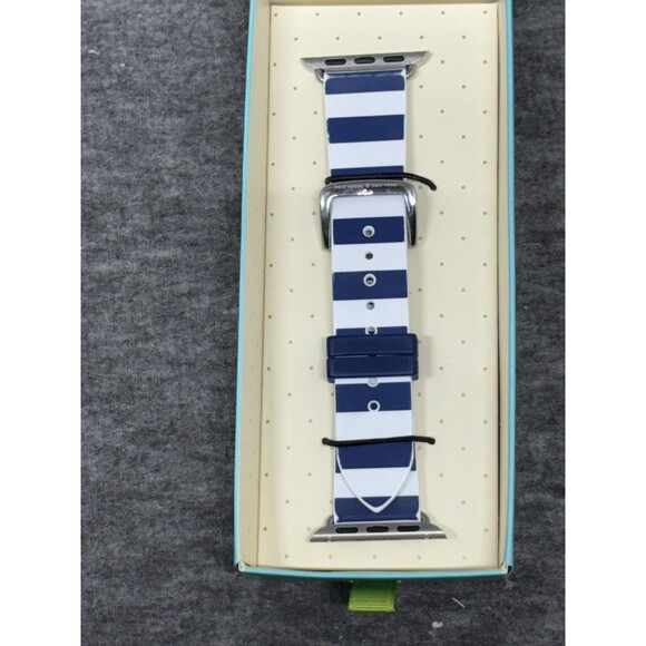 kate spade new york 38mm Apple Watch Band, Striped Silicone, KSS0014 - Picture 2 of 4